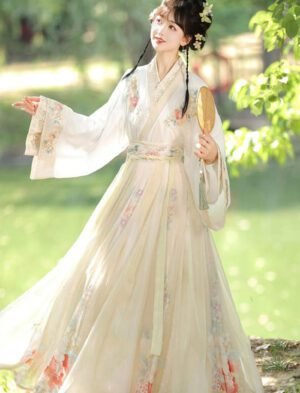 【 锦上添花 】Embroidered Jin System Hanfu Super Fairy Waist-Length Dress Chinese Style Ancient Costume Suit