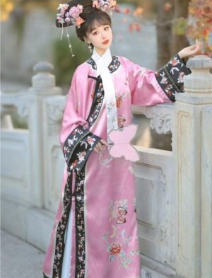 【 如意 】Qing Dynasty Princess Clothing Chinese Palace Manchu Clothing Ancient Hanfu