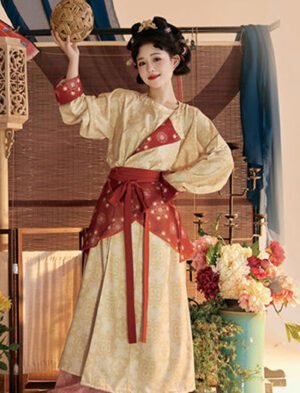 【 太平府 】Tang Dynasty Hanfu Round-Neck Robe Restoration Set