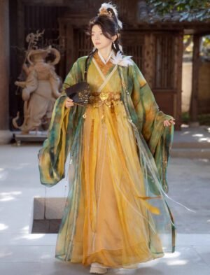 【 暴打柠檬 】Wei And Jin Style Contrasting Color Hanfu